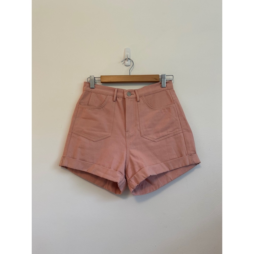 BluIvy Pink Cuffed Chino Shorts | Size Small